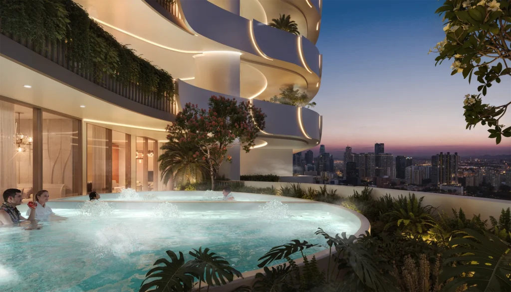 WG4 Balcony Jacuzzi dusk